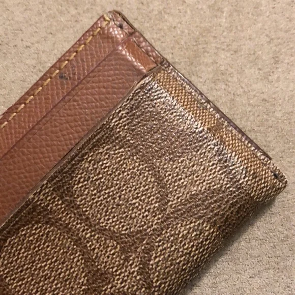 Coach Monogrammed Slim Card Case Wallet - Picture 12 of 16